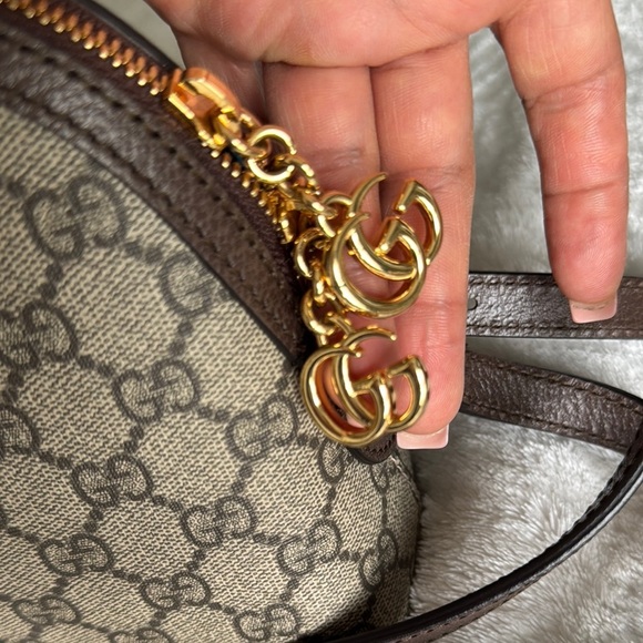 Gucci Cream and Brown Crossbody Bag with Iconic Design - Picture 3 of 6